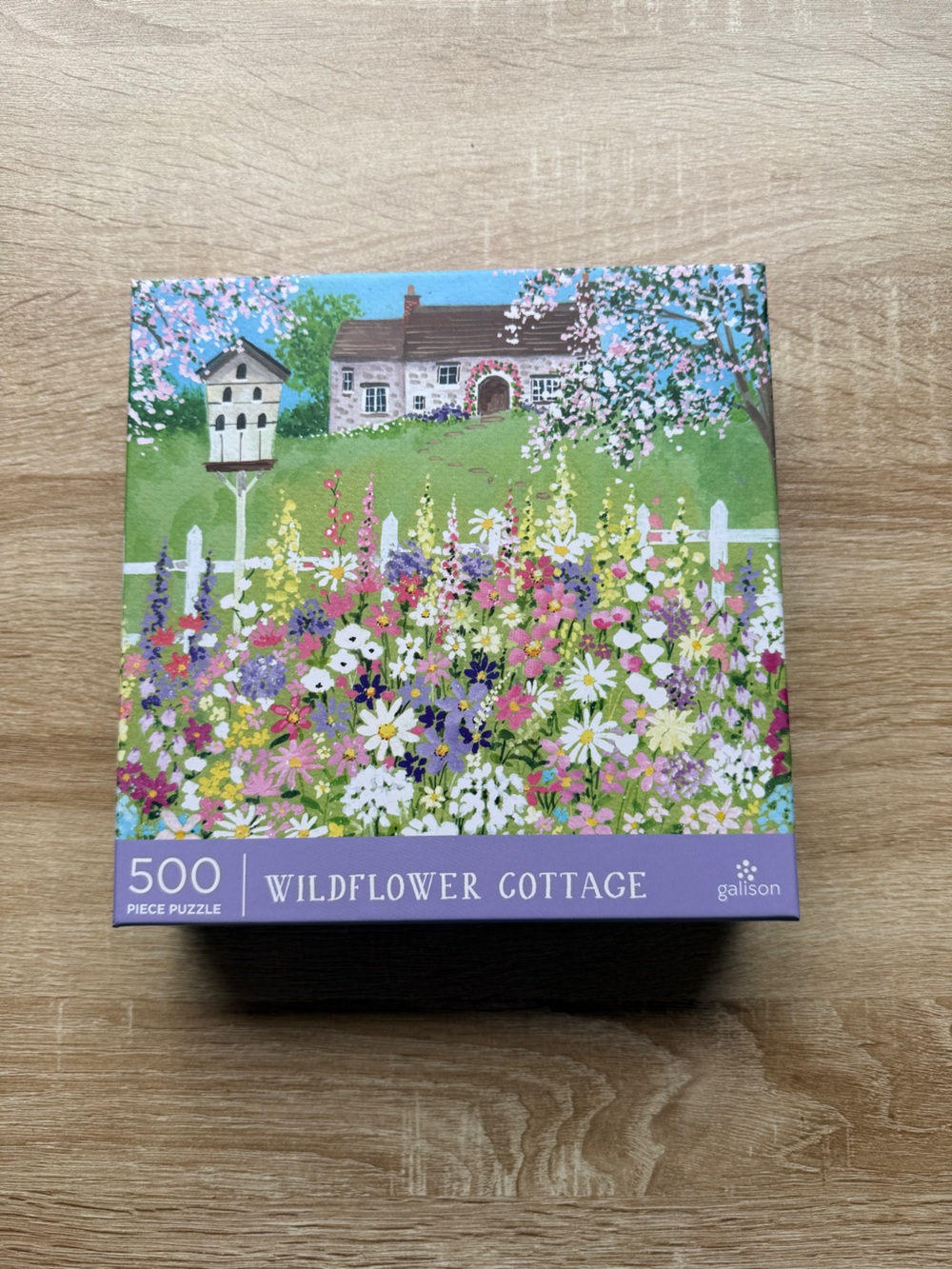 Flower Cottage 500-Piece Jigsaw Puzzle - Multicolor